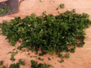 Chopped parsley