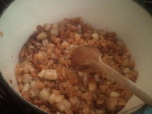 Cracklings appear.